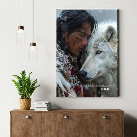 Wolf Spirit Bond Canvas