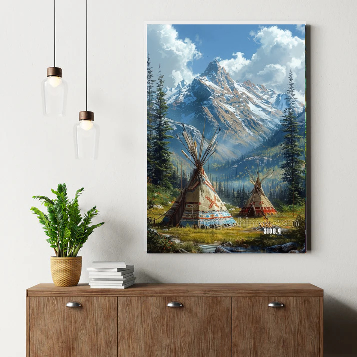 Thunder Horse Charge Canvas