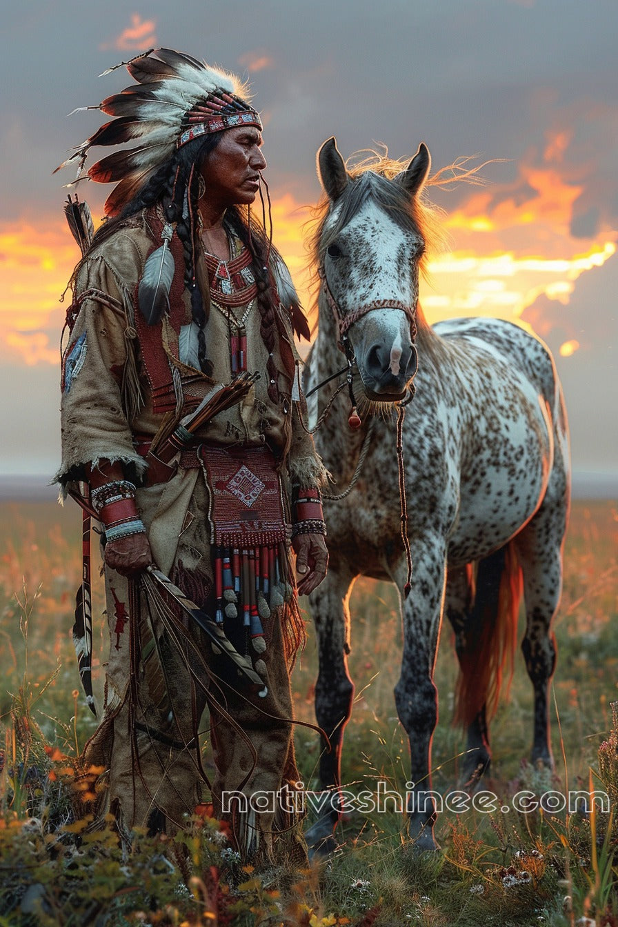 Strength And Tradition Native American Canvas