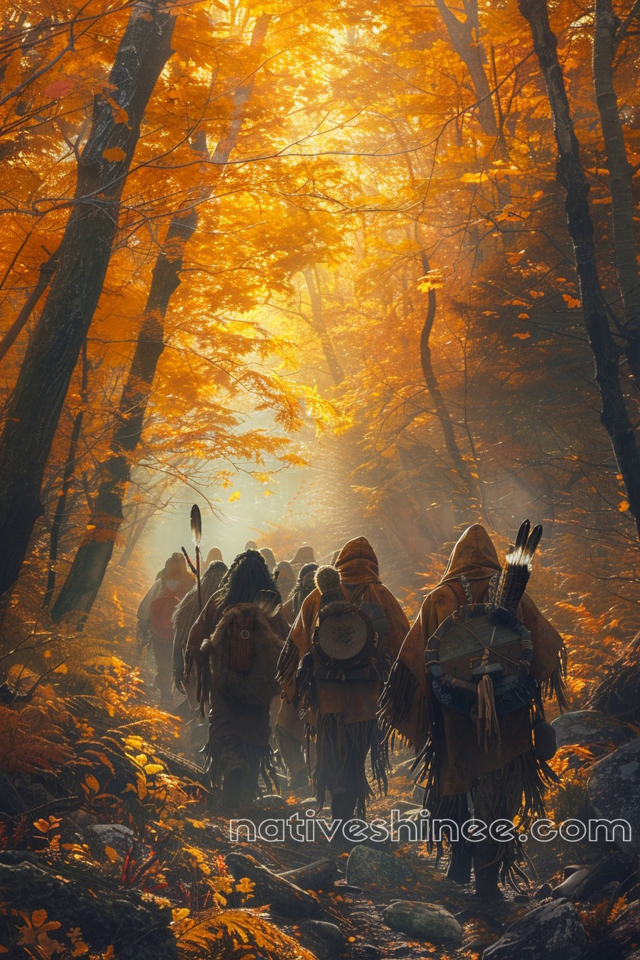 The Light Of The Ancestors Native American Canvas