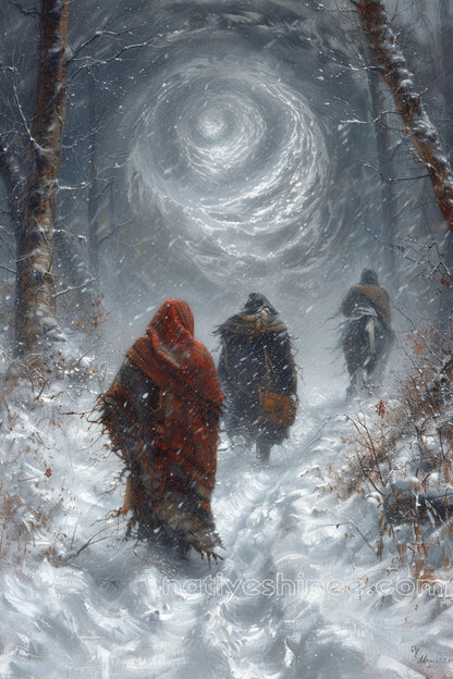 The Light Of Our Ancestors Native American Canvas