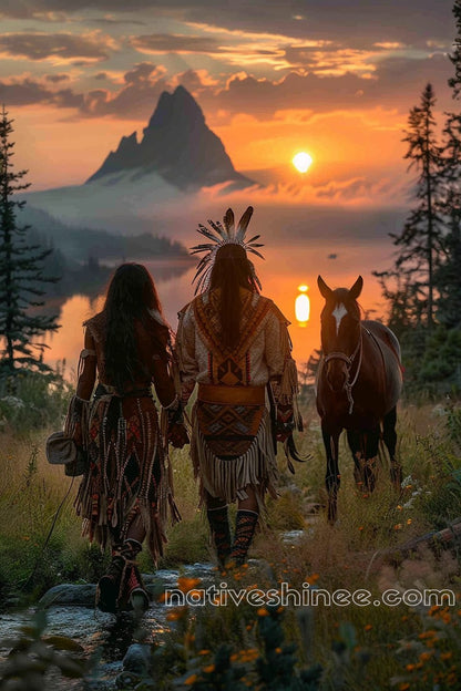 Our Connection Native American Canvas