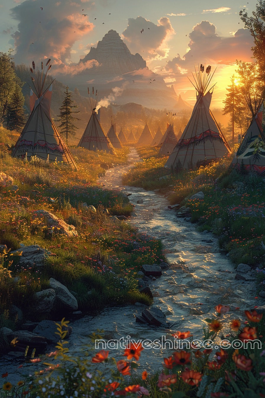 The Mark We Make Native American Canvas