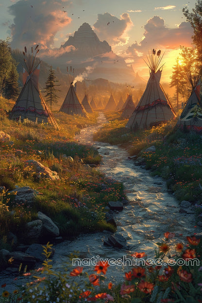 The Mark We Make Native American Canvas