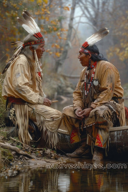 Wisdom Of Understanding Native American Canvas