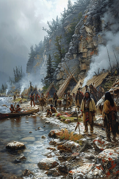 Our Resilience Native American Canvas