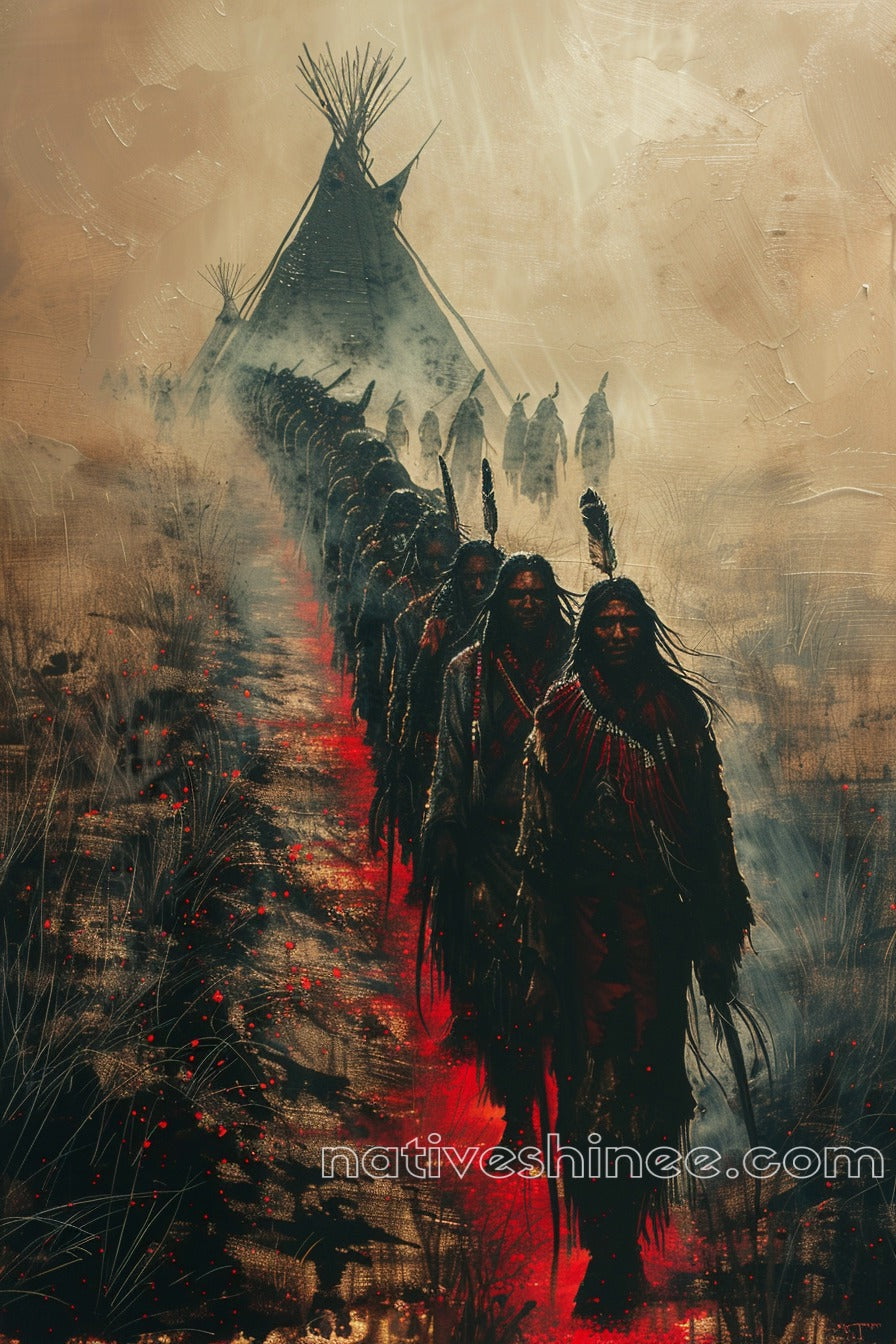 The Path of Ancestors: Native American Canvas