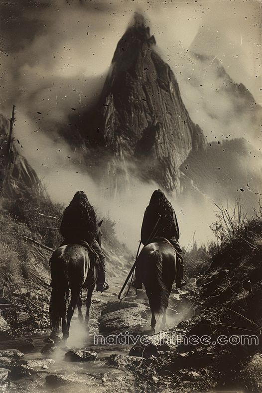 Journey to the Sacred Peaks Native American Canvas VA