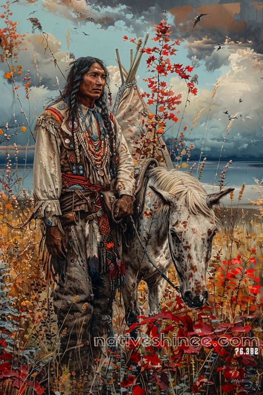 The Journey's Companion Native American Canvas