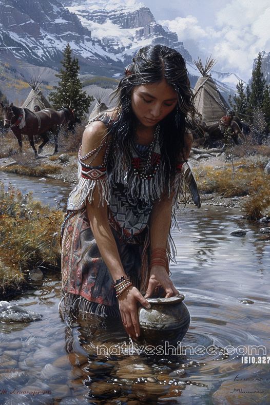 Reflections of Heritage Native American Canvas