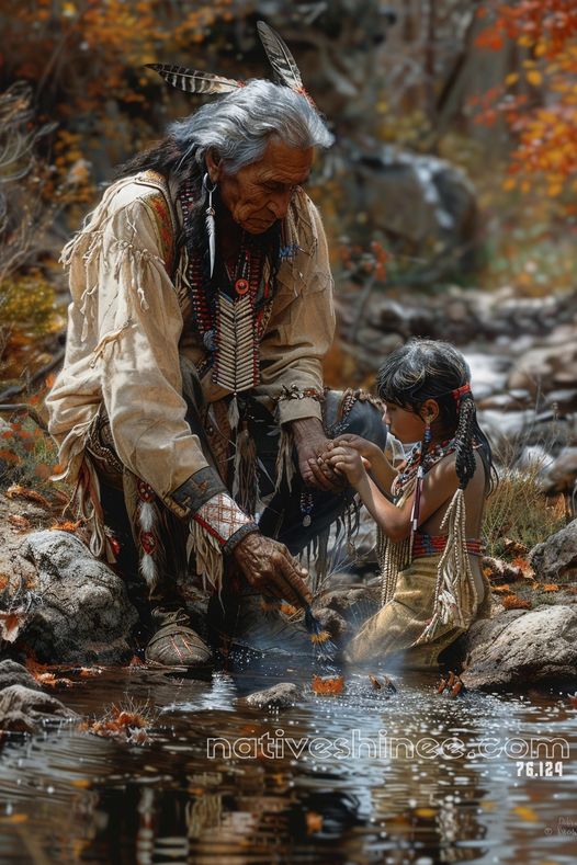 Passing Down the Wisdom of the Ancestors Native American Canvas