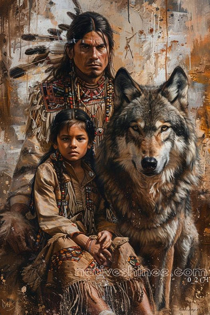 Guardians of the Spirit Native American Canvas