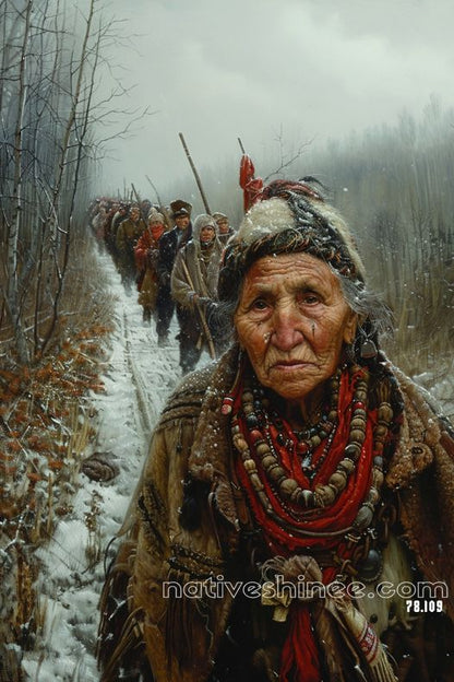 Endurance of the Elders Native American Canvas