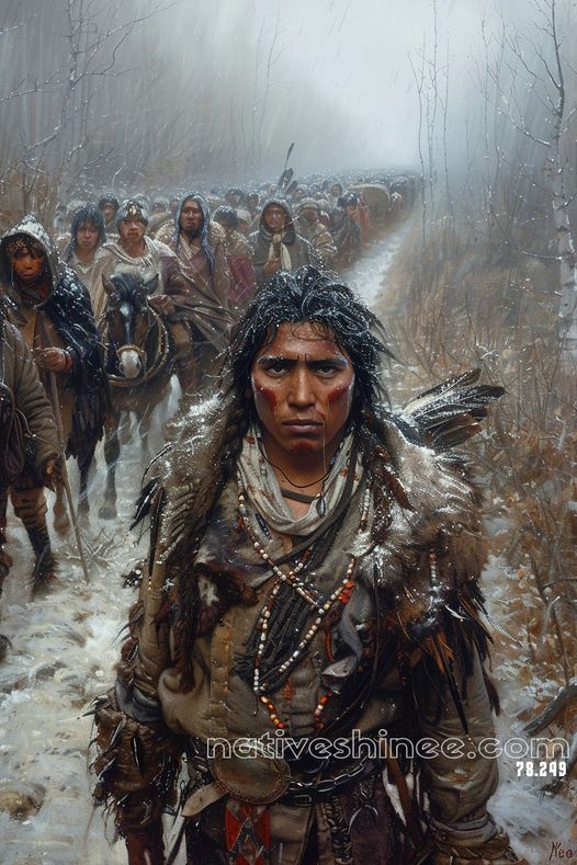 Path of Unyielding Strength Native American Canvas