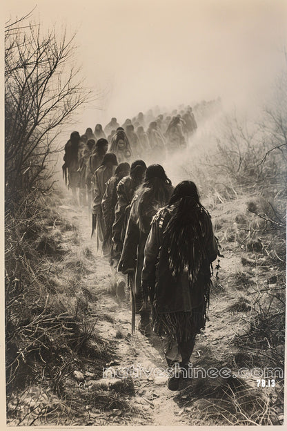We Walking Native American Canvas