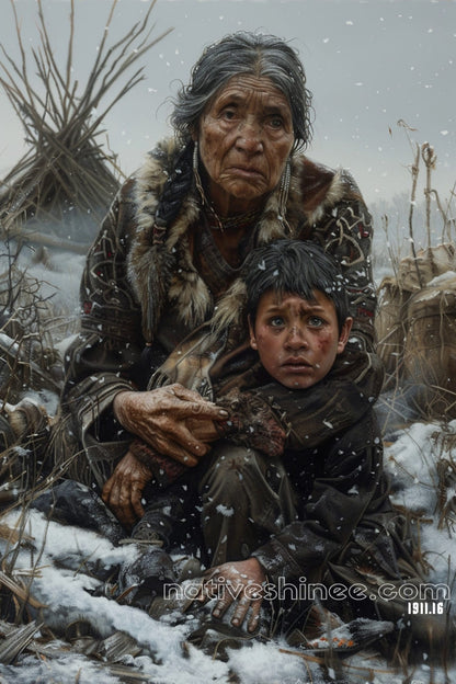 Survival Native American Canvas