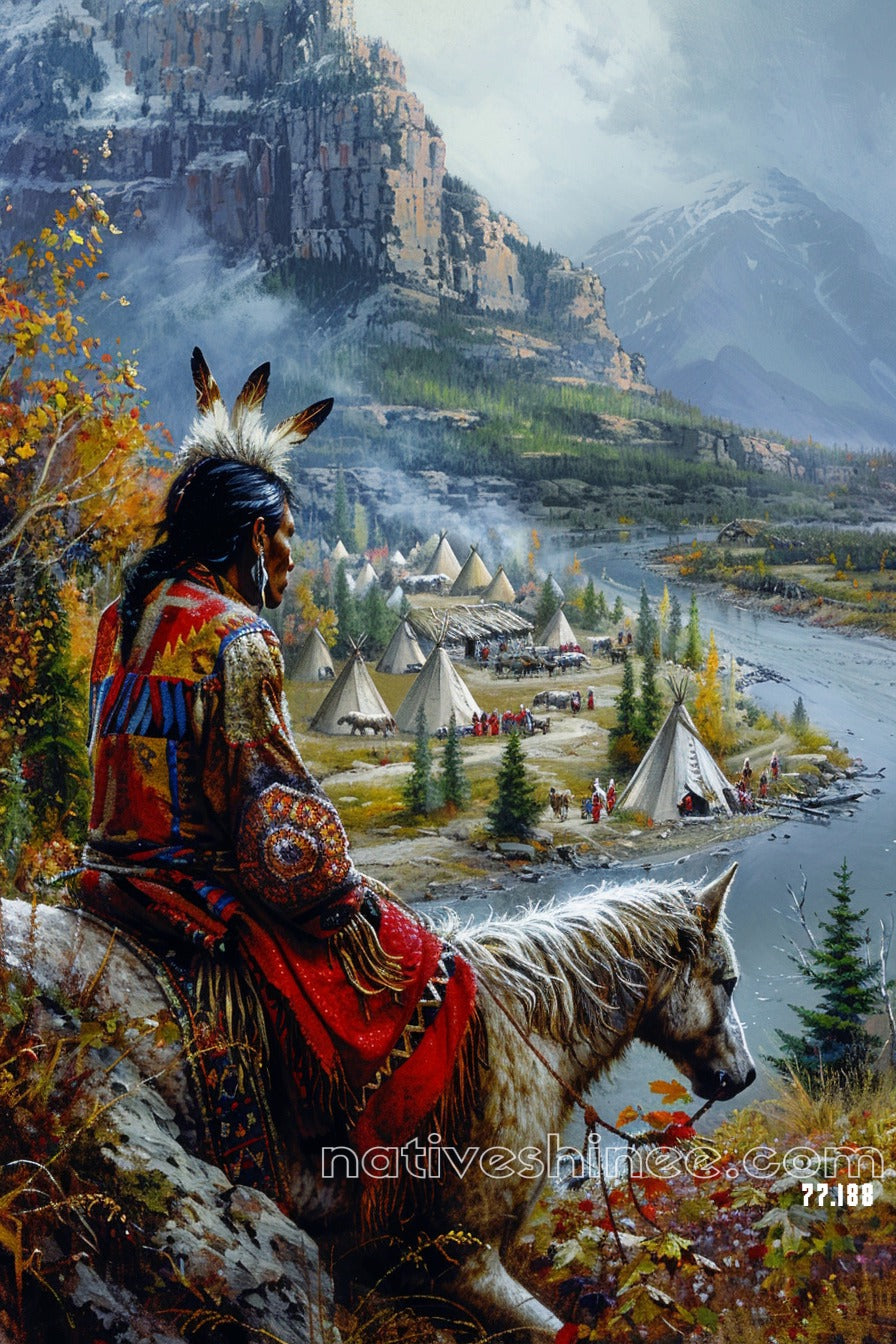 Sacred Balance Native American Canvas