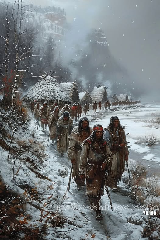 The Warrior's Sacred Journey Native American Canvas