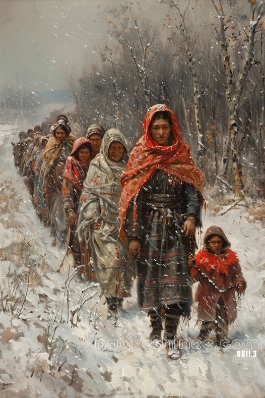 Path of Resilience Native American Canvas