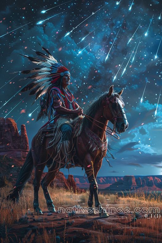 Grace in Darkness Native American Canvas