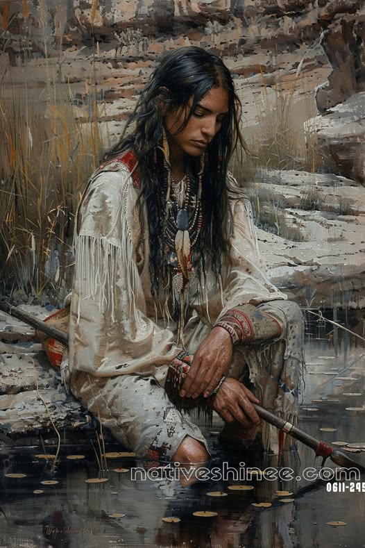 Echoes of Serenity Native American Canvas