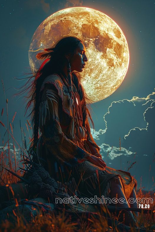 Beneath the Sacred Sky Native American Canvas