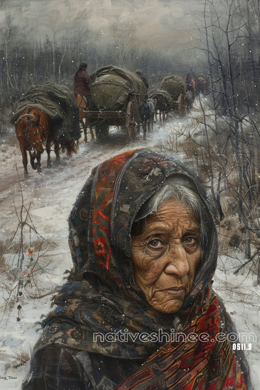 Unbroken Strength Native American Canvas