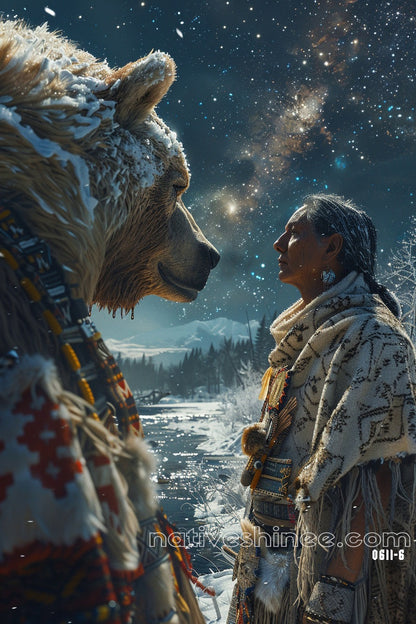 Back To The Heart Native American Canvas