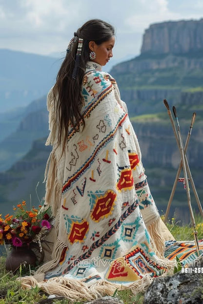 Grace of the Mountain Spirit Native American Canvas