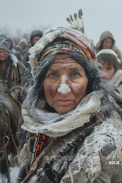 Her Face Native American Canvas