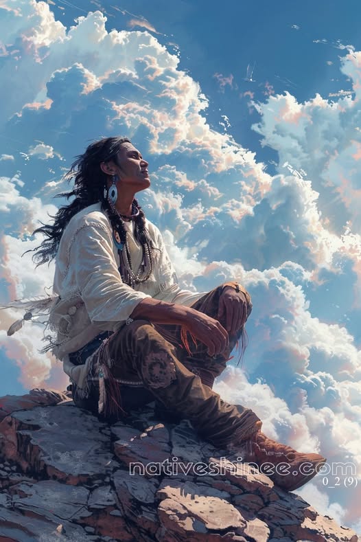 Whispers of the Sky: A Native American Canvas