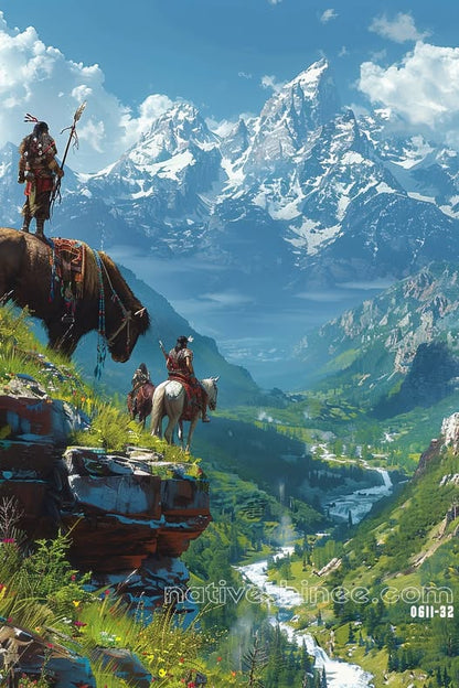 Skyward Dreams Native American Canvas