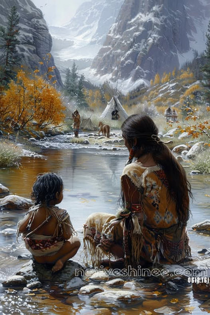 Reflections of Heritage: A Native American Canvas