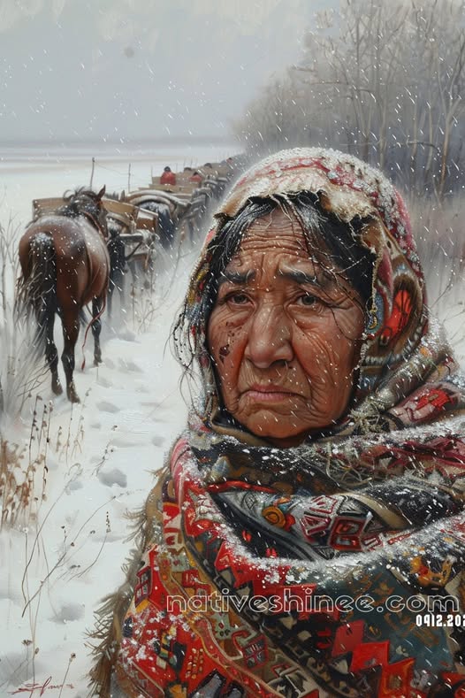 Echoes of Resilience: A Native American Canvas