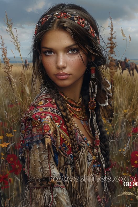 Spirit of the Meadow Native American Canvas