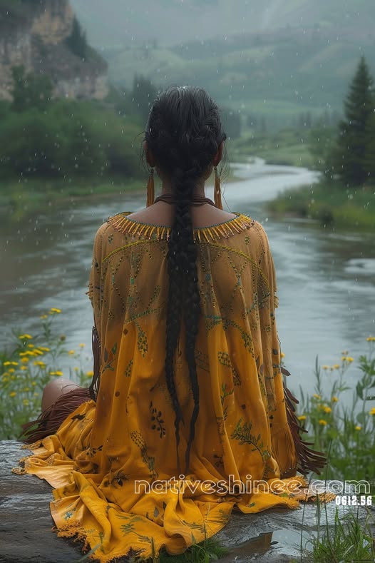 Whispers of the Rain Native American Canvas