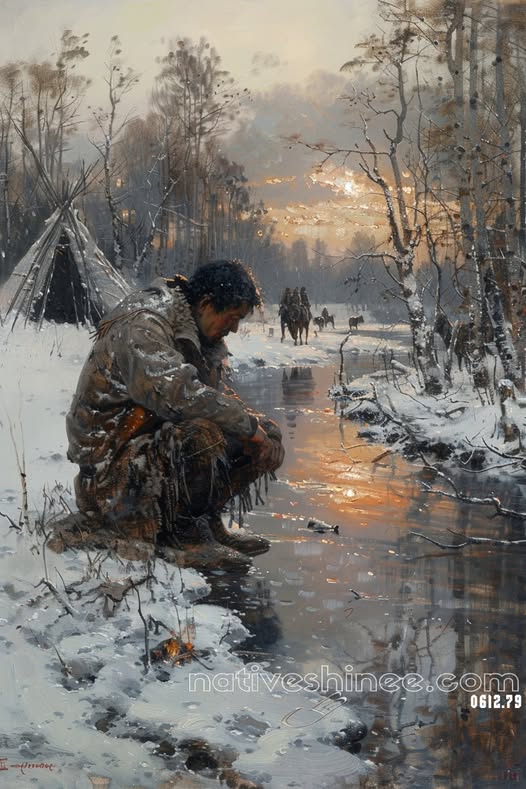 The Chiefs Journey Native American Canvas