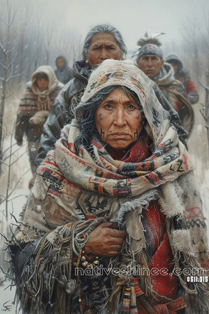 Endurance of the Ancestors - Native American Canvas