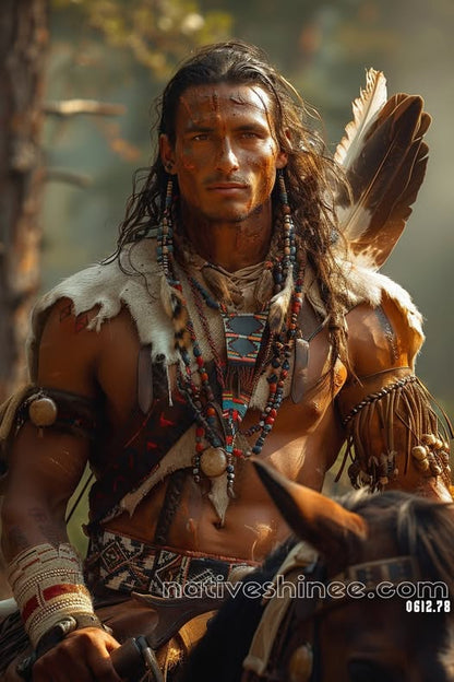 The Chiefs Journey Native American Canvas