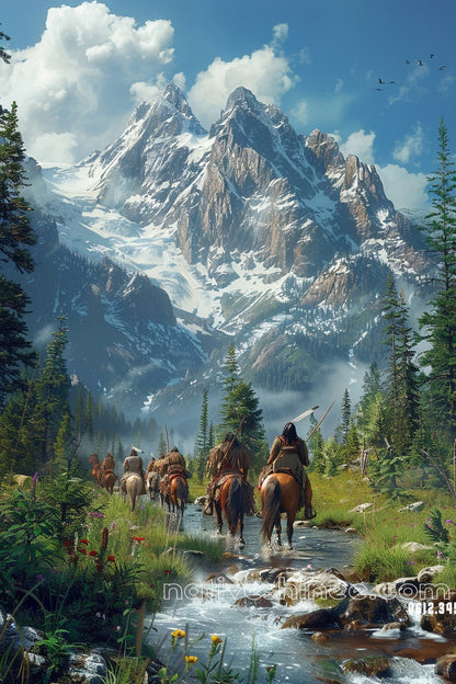 Majestic Journey Native American Canvas