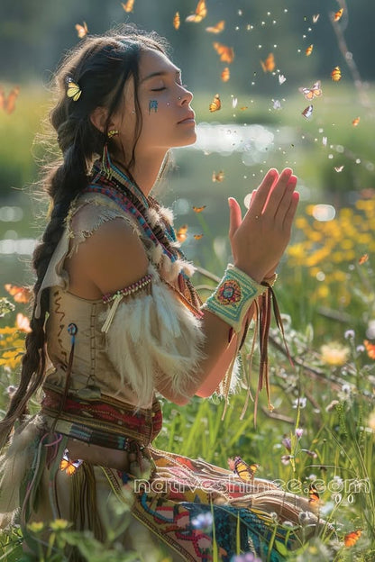 The Chiefs Journey Native American Canvas