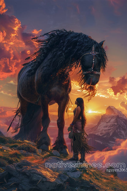 Majestic Connection Native American Canvas