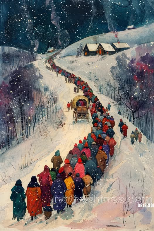 The Chiefs Journey Native American Canvas