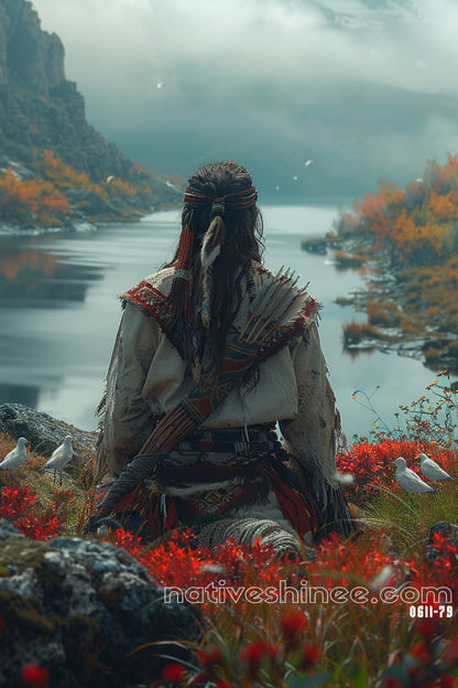 In the Presence of Nature Native American Canvas