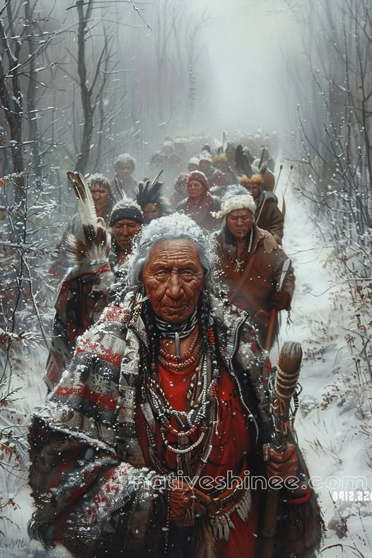 Tribal Journey Native American Canvas