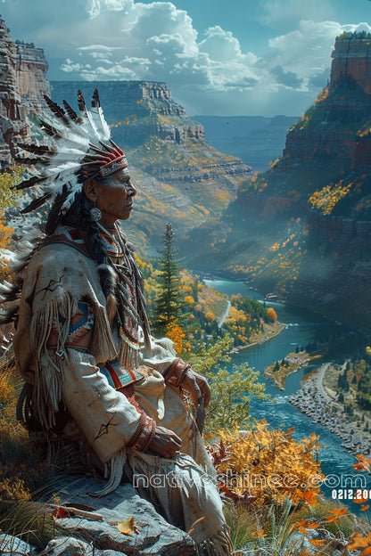 Whispers of the Ancestors Native American Canvas