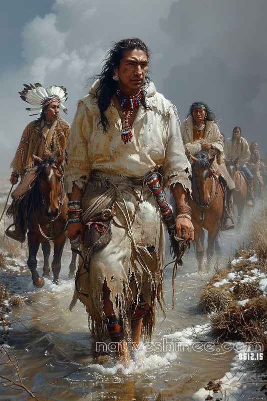 Path of the Brave Native American Canvas