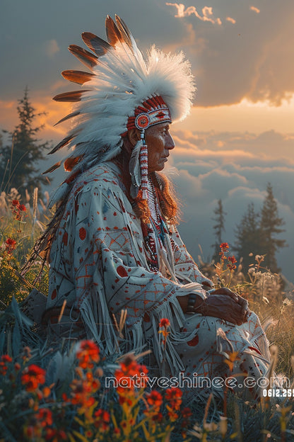 Wisdom of the Earth Native American Canvas