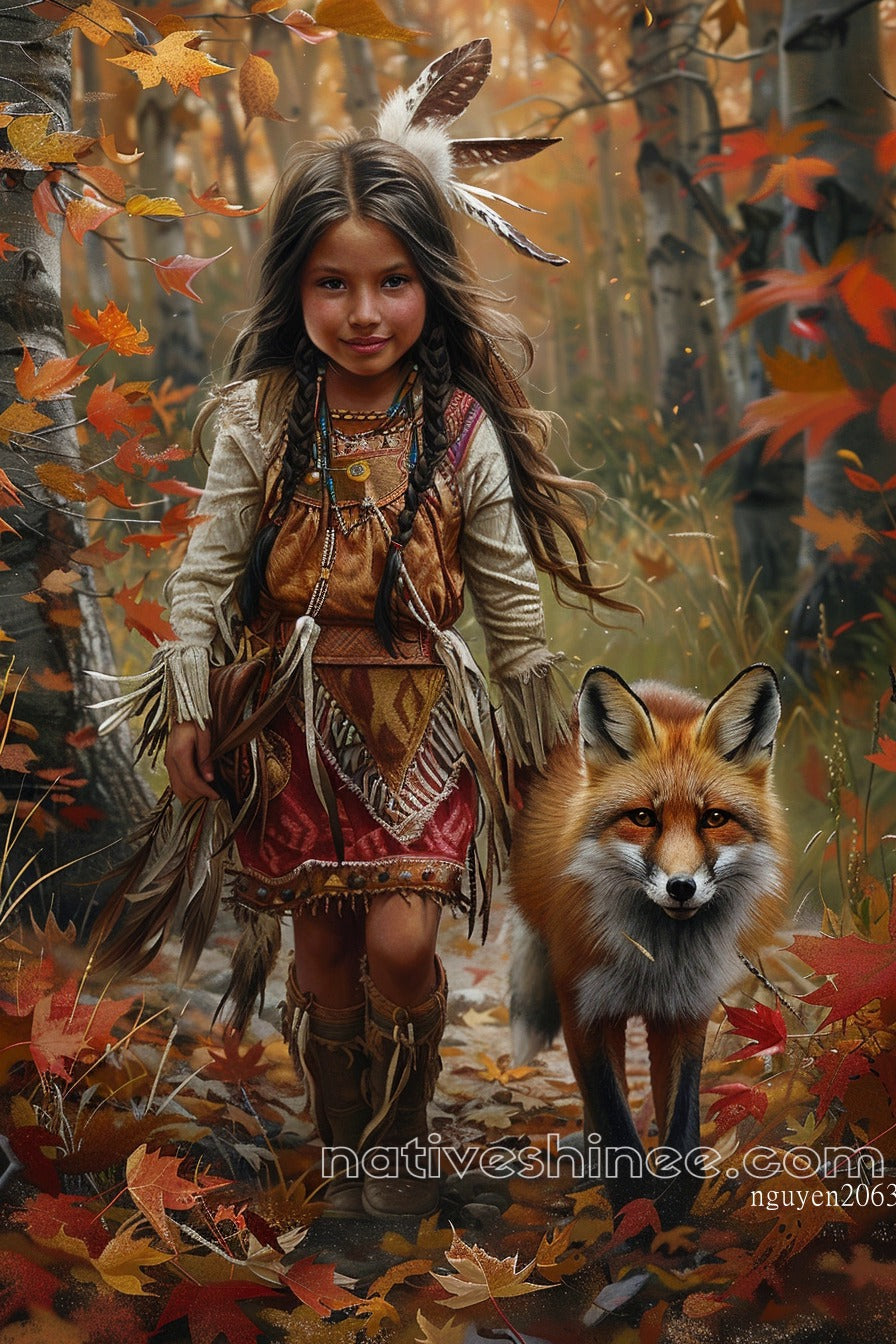Friends Native American Canvas