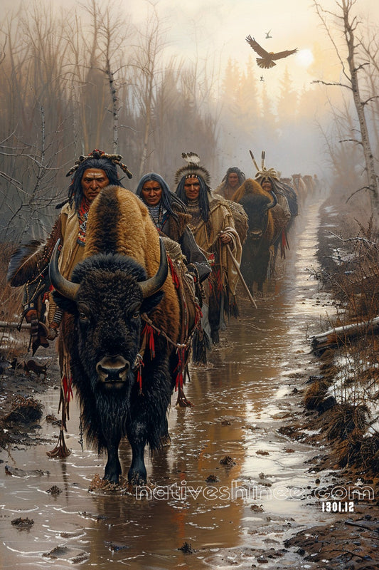 Sacred Path Native American Canvas